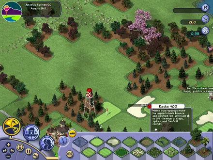 SimGolf in the Browser screenshot