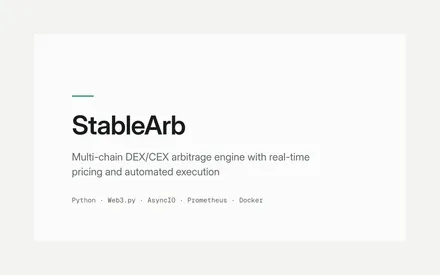 StableArb screenshot